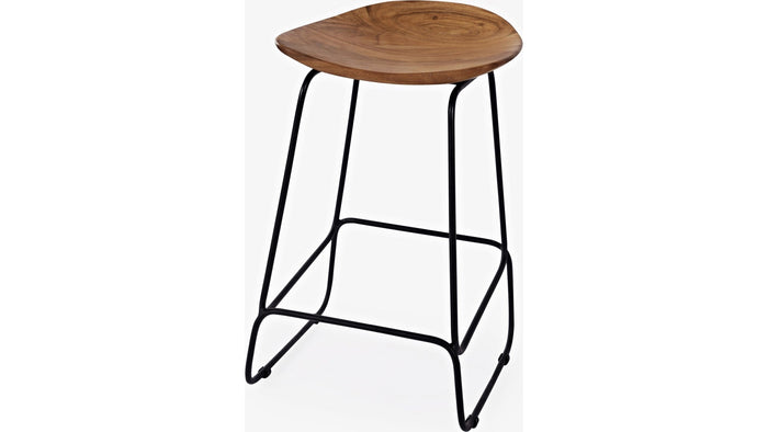 Jofran Nature's Edge Backless Stool in Natural (Set of 2) - Furniture World SW (WA)