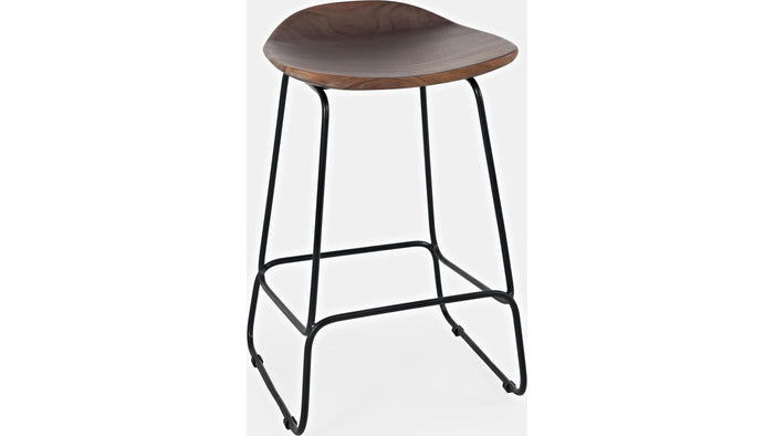 Jofran Nature's Edge Backless Stool in Slate (Set of 2) - Furniture World SW (WA)