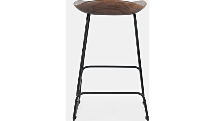 Jofran Nature's Edge Backless Stool in Slate (Set of 2) - Furniture World SW (WA)