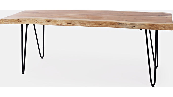 Jofran Nature's Edge Live Edge 48" Bench in Natural - Furniture World SW (WA)