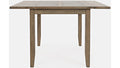 Jofran Prescott Park Dropleaf Tile Top Table in Weathered Oak image