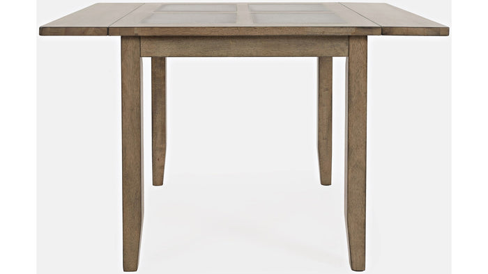 Jofran Prescott Park Dropleaf Tile Top Table in Weathered Oak image