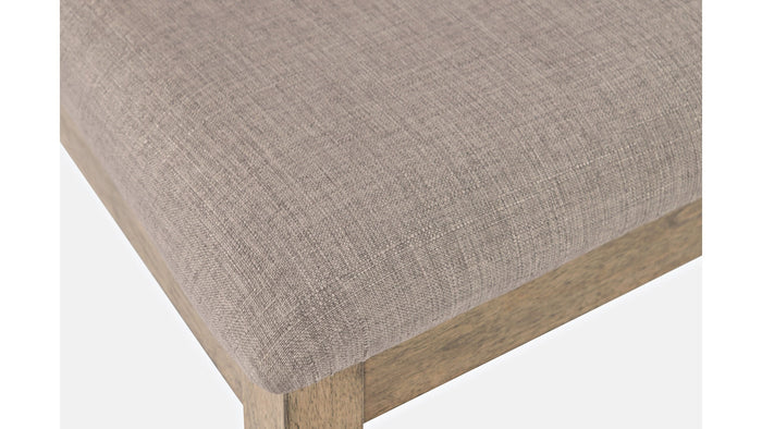 Jofran Prescott Park Slatback Chair in Taupe/Weathered Oak (Set of 2) - Furniture World SW (WA)