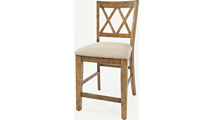 Jofran Telluride Counter Stool in Natural (Set of 2) - Furniture World SW (WA)