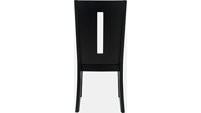 Jofran Urban Icon Slotback Chair in Black (Set of 2) - Furniture World SW (WA)