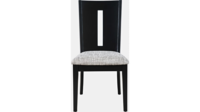 Jofran Urban Icon Slotback Chair in Black (Set of 2) - Furniture World SW (WA)