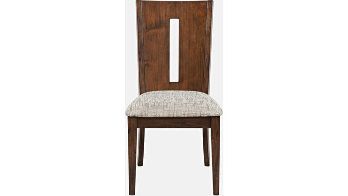 Jofran Urban Icon Slotback Chair in Merlot (Set of 2) - Furniture World SW (WA)