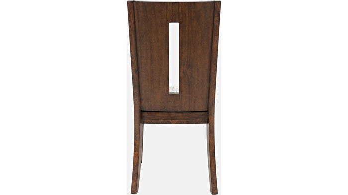 Jofran Urban Icon Slotback Chair in Merlot (Set of 2) - Furniture World SW (WA)