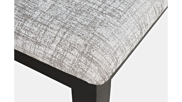 Jofran Urban Icon Upholstered Bench in Black - Furniture World SW (WA)