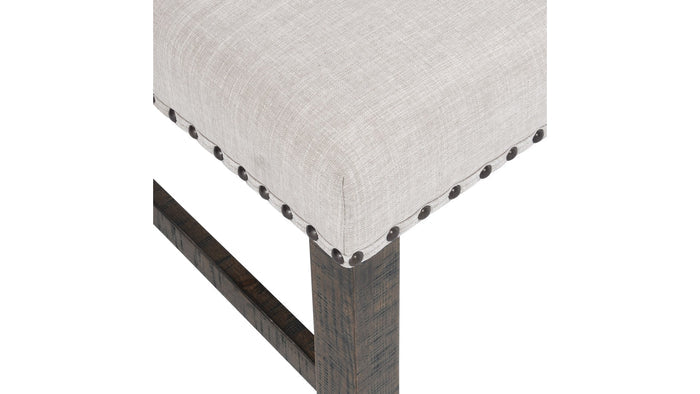 Jofran Willow Creek Dining Bench in Cream/Rich Distressed - Furniture World SW (WA)
