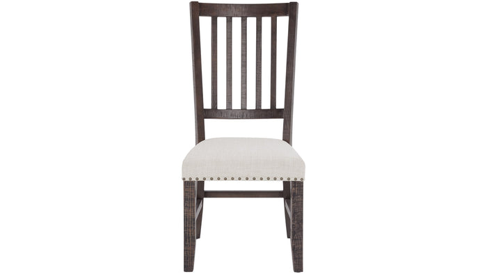 Jofran Willow Creek Slatback Chair in Cream/Rich Distressed (Set of 2) - Furniture World SW (WA)