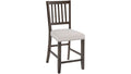 Jofran Willow Creek Slatback Counter Height Stool in Cream/Rich Distressed (Set of 2) image