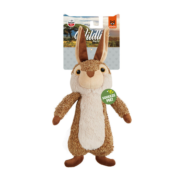 JUGUETE PARA PERRO CONEJO CAFÉ DE FELPA PLUSH DOGL