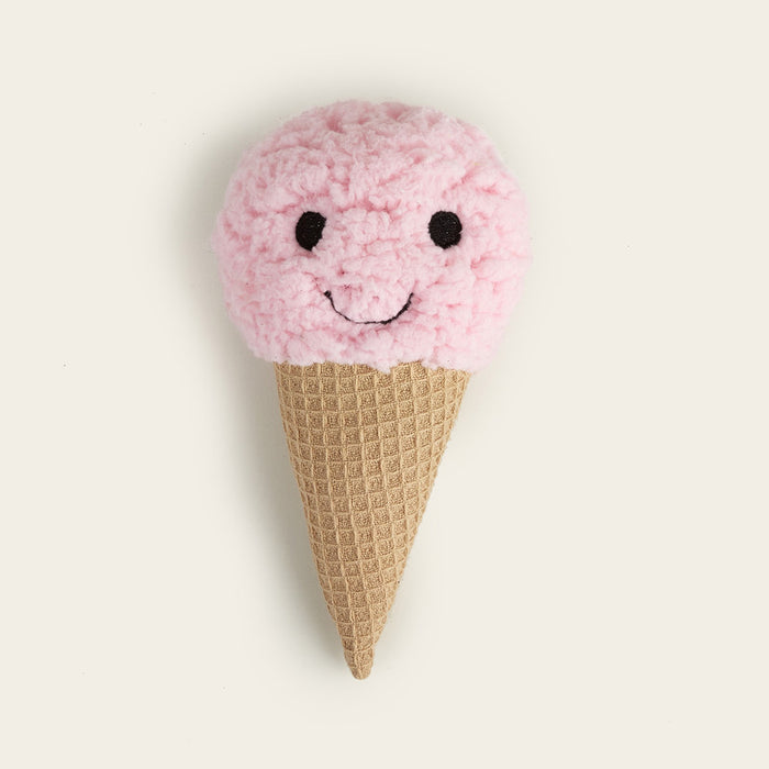 JUGUETES DE PELUCHE PARA CACHORROS HELADO BEIGE