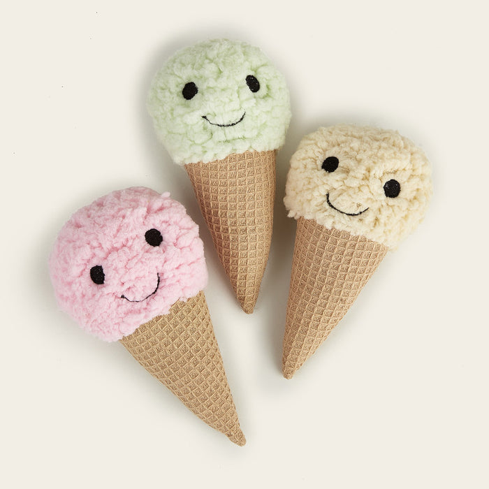 JUGUETES DE PELUCHE PARA CACHORROS HELADO BEIGE