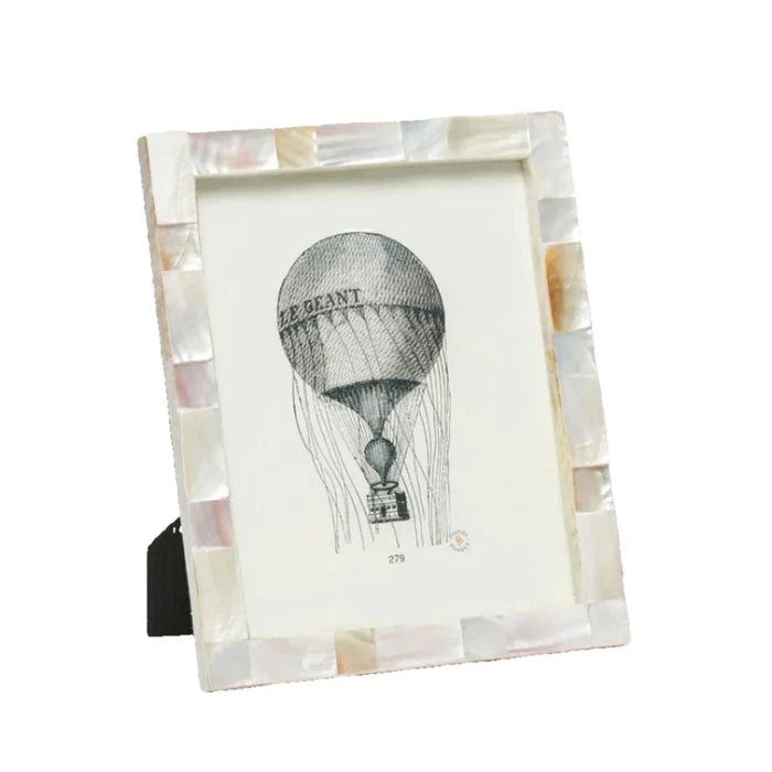 Pigeon & Poodle Kabibe Shell Lesina Frame in Three Different Sizes - Picture Frames - The Well Appointed House