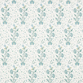 Khilana Floral Wallpaper in Peacock - The Well Appointed House