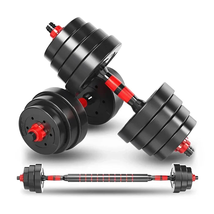 KIT DE MANCUERNAS PESAS EJERCICIO GYM CASA 20KG 40LBS TERMO FORRADA