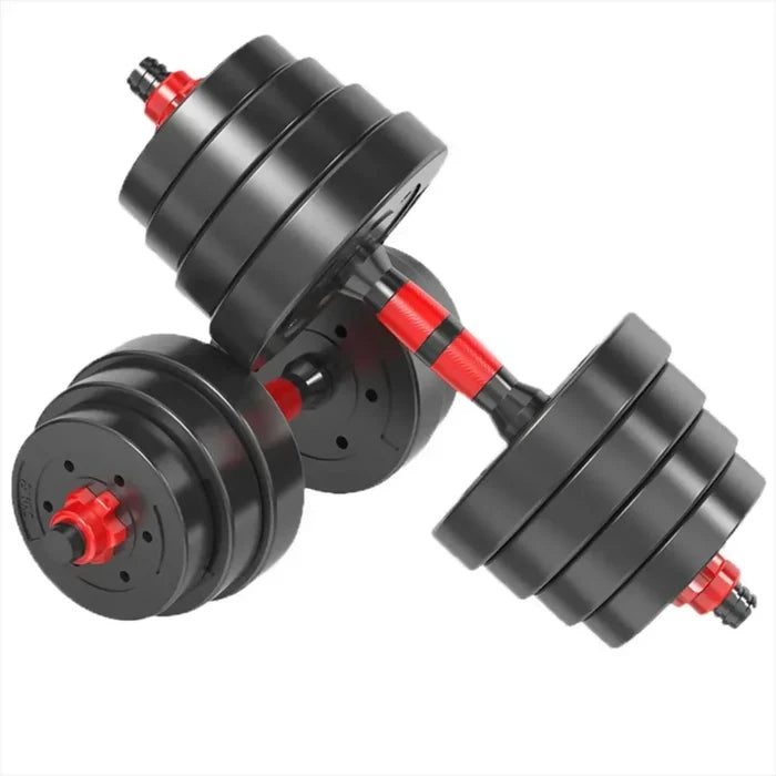 KIT DE MANCUERNAS PESAS EJERCICIO GYM CASA 20KG 40LBS TERMO FORRADA