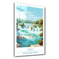 Krka-National Park Croatia-Travel Posters | Glass Wall Art - Artdesigna