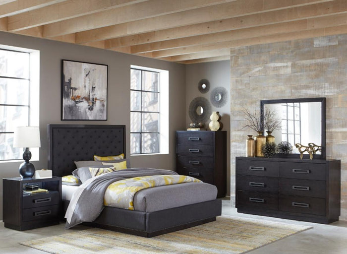 Larchmont Mirror in Charcoal 5424-6 - Furniture World SW (WA)