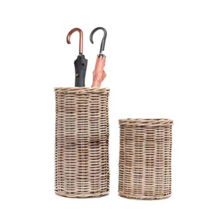 Pigeon & Poodle Large Malta Rattan Umbrella Stand - Umbrella Stands - The Well Appointed House