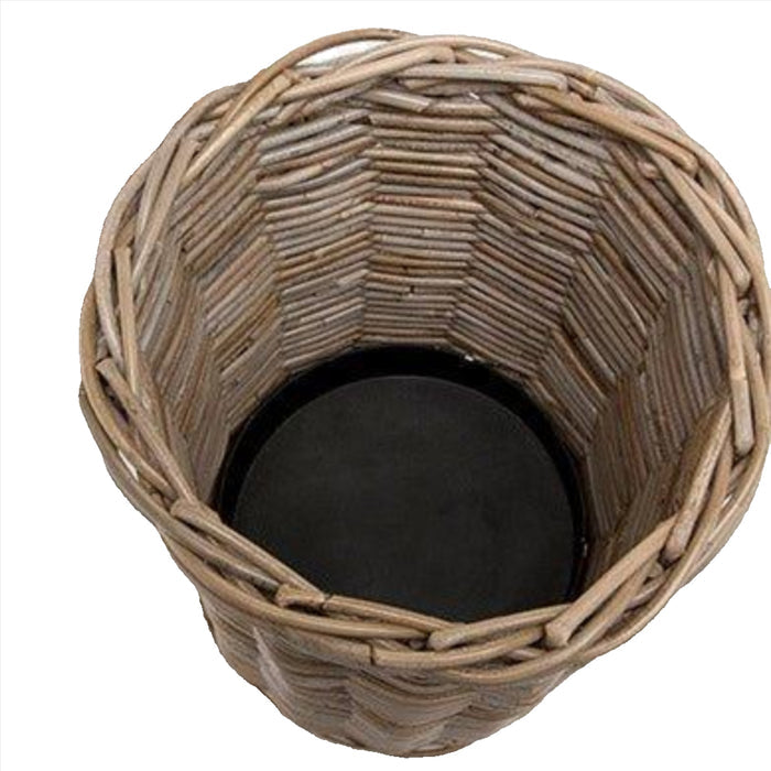 Pigeon & Poodle Large Malta Rattan Umbrella Stand - Umbrella Stands - The Well Appointed House