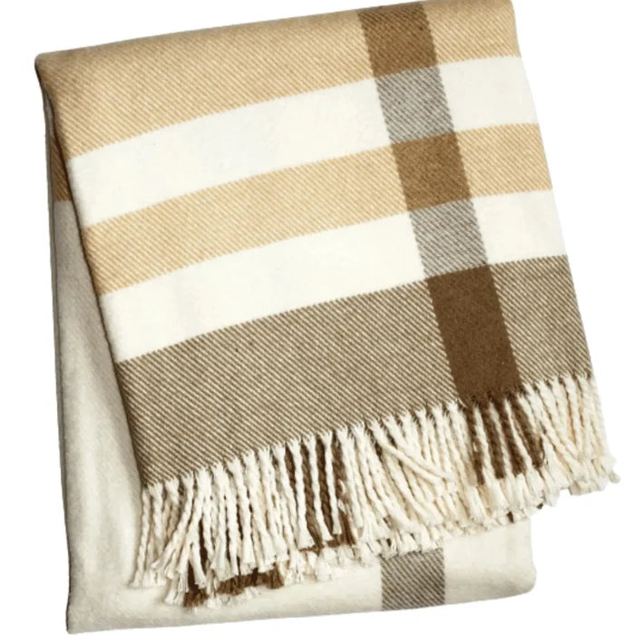 Large Plaid Throw - Throw Blankets - The Well Appointed House