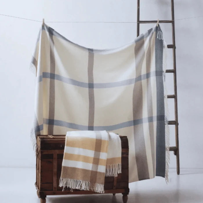 Large Plaid Throw - Throw Blankets - The Well Appointed House