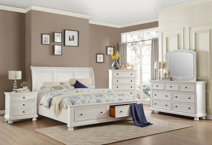 Laurelin Mirror in White 1714W-6 - Furniture World SW (WA)
