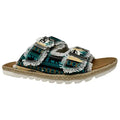 Leni Womens Sandal with Aztec Print