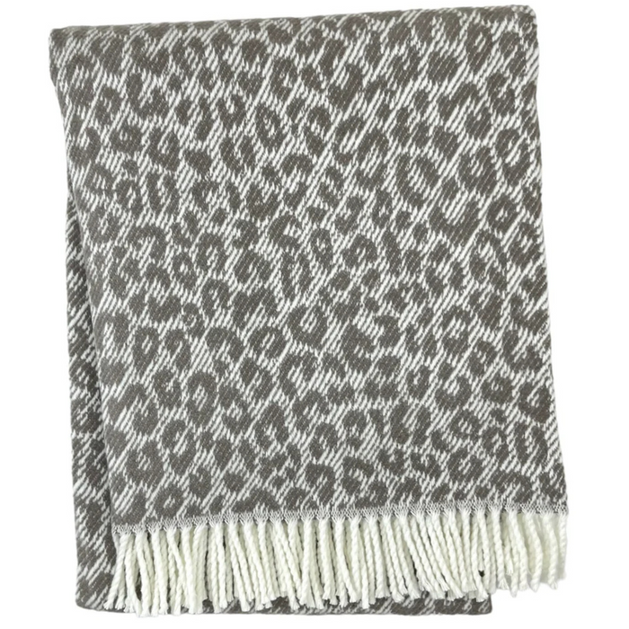 Leopard Print Throw - Throw Blankets - The Well Appointed House