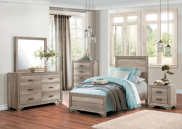 Lonan 2 Drawer Nightstand in Natural 1955-4 - Furniture World SW (WA)