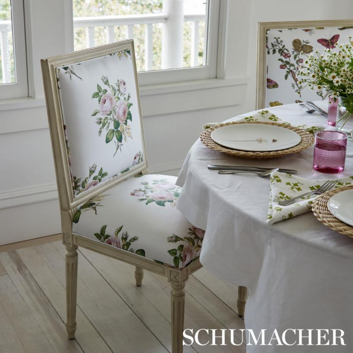 Loudon Rose Wallpaper in Blush - The Well Appointed House