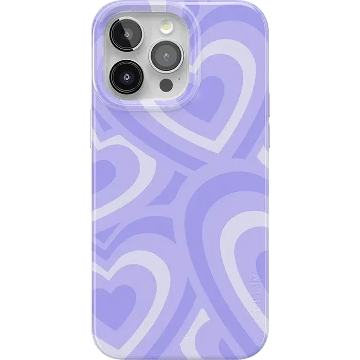 Love Song | Lavender Heart Case iPhone Case get.casely Classic + MagSafe® iPhone 15 Pro