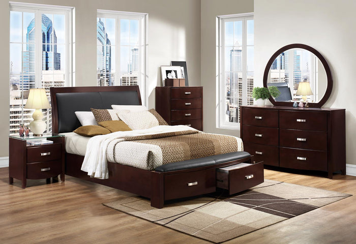 Lyric Mirror in Dark Espresso 1737NC-6 - Furniture World SW (WA)