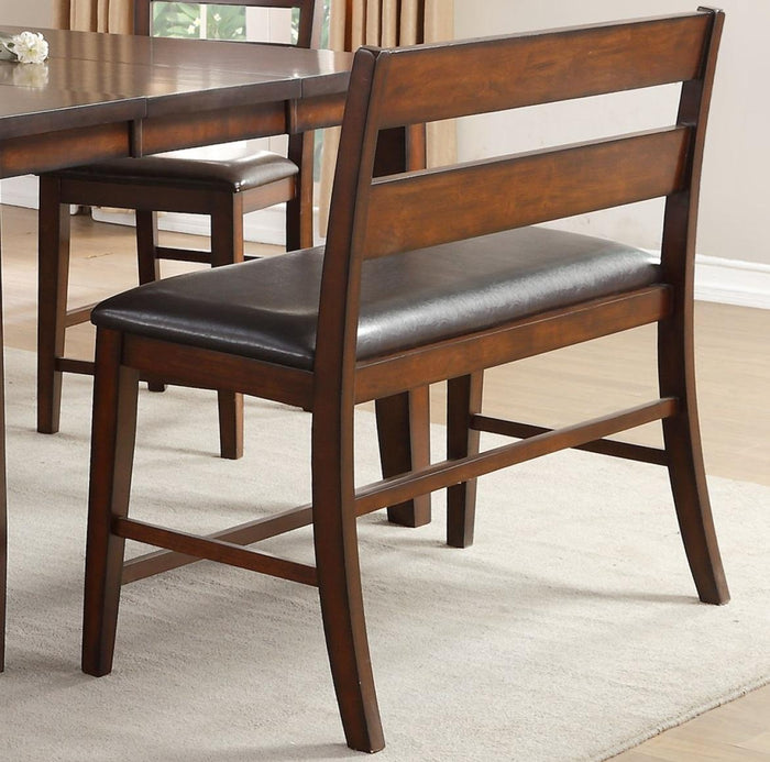Mantello Counter Height Bench in Cherry 5547-24BH - Furniture World SW (WA)