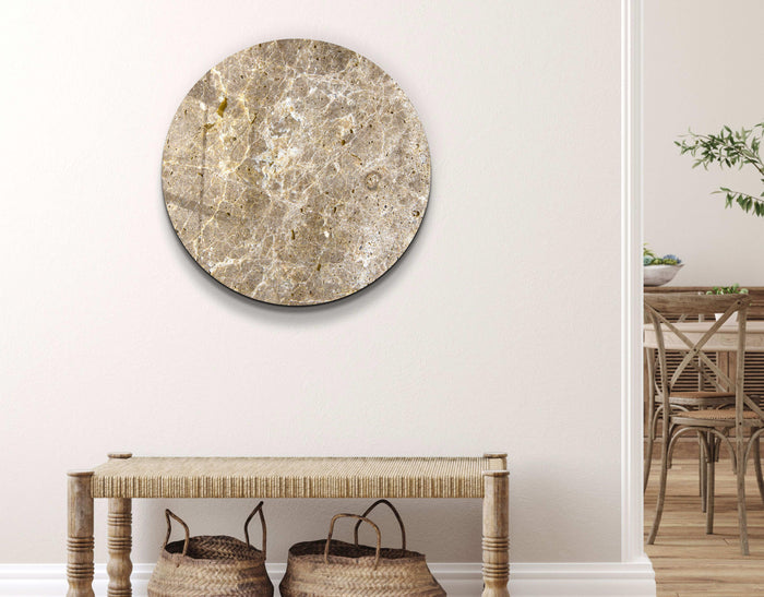 Marble stone and rounded glass wall art by Artdesigna, featuring a modern design with smooth curves and elegant textures.