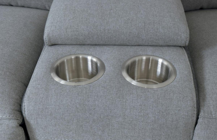 Maroni Console in Dark Gray/Light Gray 8259-CN - Furniture World SW (WA)