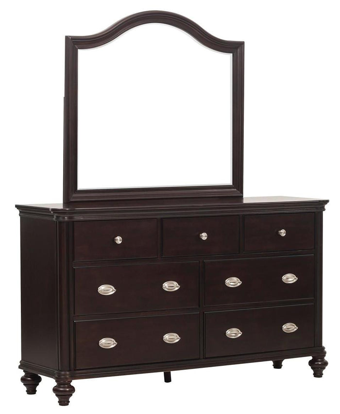Marston Mirror in Dark Cherry 2615DC-6 - Furniture World SW (WA)