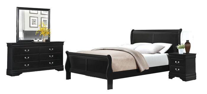 Mayville 2 Drawer Nightstand in Black 2147BK-4 - Furniture World SW (WA)
