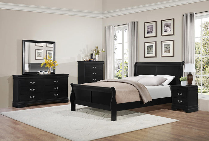 Mayville 2 Drawer Nightstand in Black 2147BK-4 - Furniture World SW (WA)