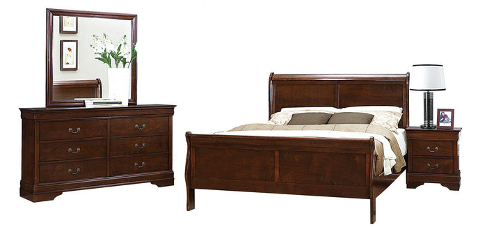 Mayville 2 Drawer Nightstand in Brown Cherry 2147-4 - Furniture World SW (WA)