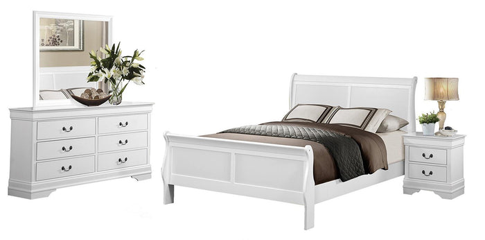 Mayville 2 Drawer Nightstand in White 2147W-4 - Furniture World SW (WA)