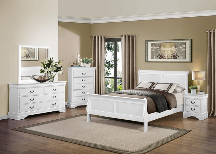 Mayville Mirror in White 2147W-6 - Furniture World SW (WA)