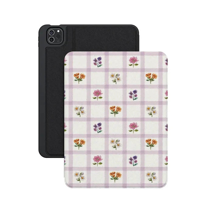 Meadow Check | Floral Gingham iPad Case