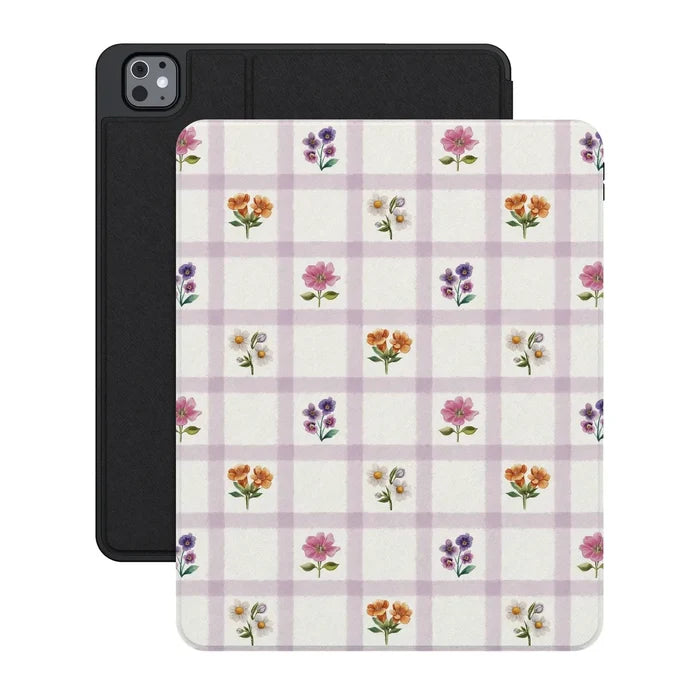 Meadow Check | Floral Gingham iPad Case