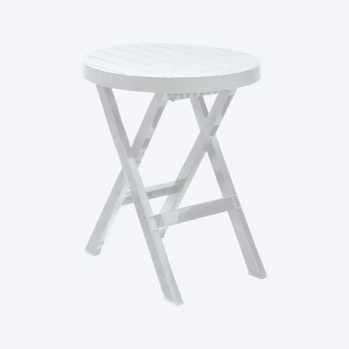 Mesa Plegable Redonda Barú Gris Hielo