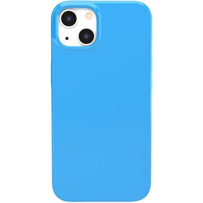 Miami Cabana | Solid Neon Blue Case iPhone Case get.casely Classic + MagSafe® iPhone 13
