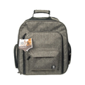 MOCHILA GRIS PORTAMASCOTAS EXPANDIBLE